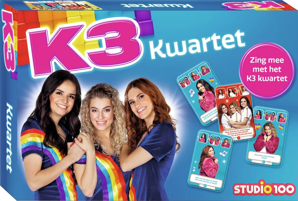 K3 kaartspel - Kwartet - 36 kaarten speelgoed