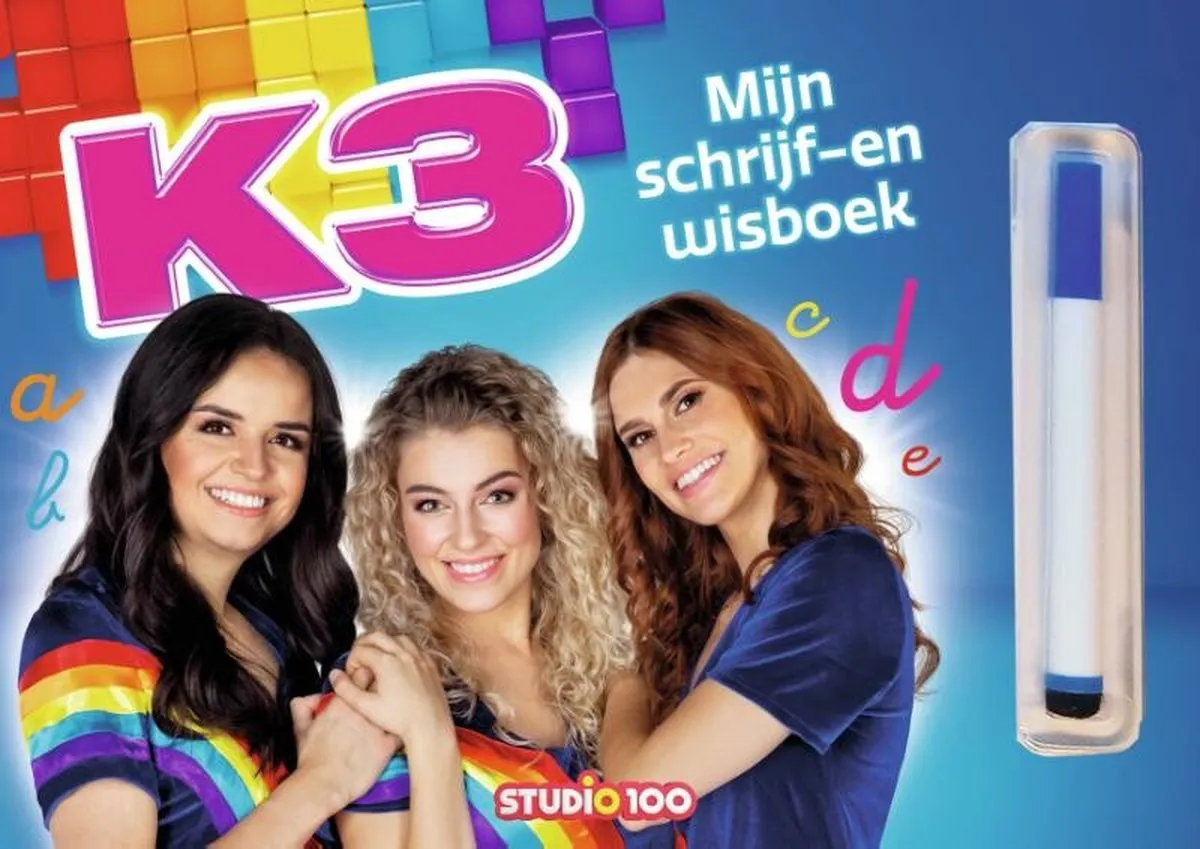 K3 schrijf- en wisboek speelgoed