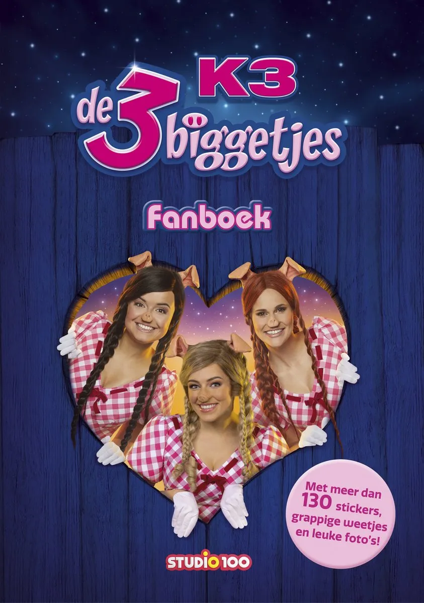 K3 stickerboek - fanboek met stickers - De 3 Biggetjes speelgoed