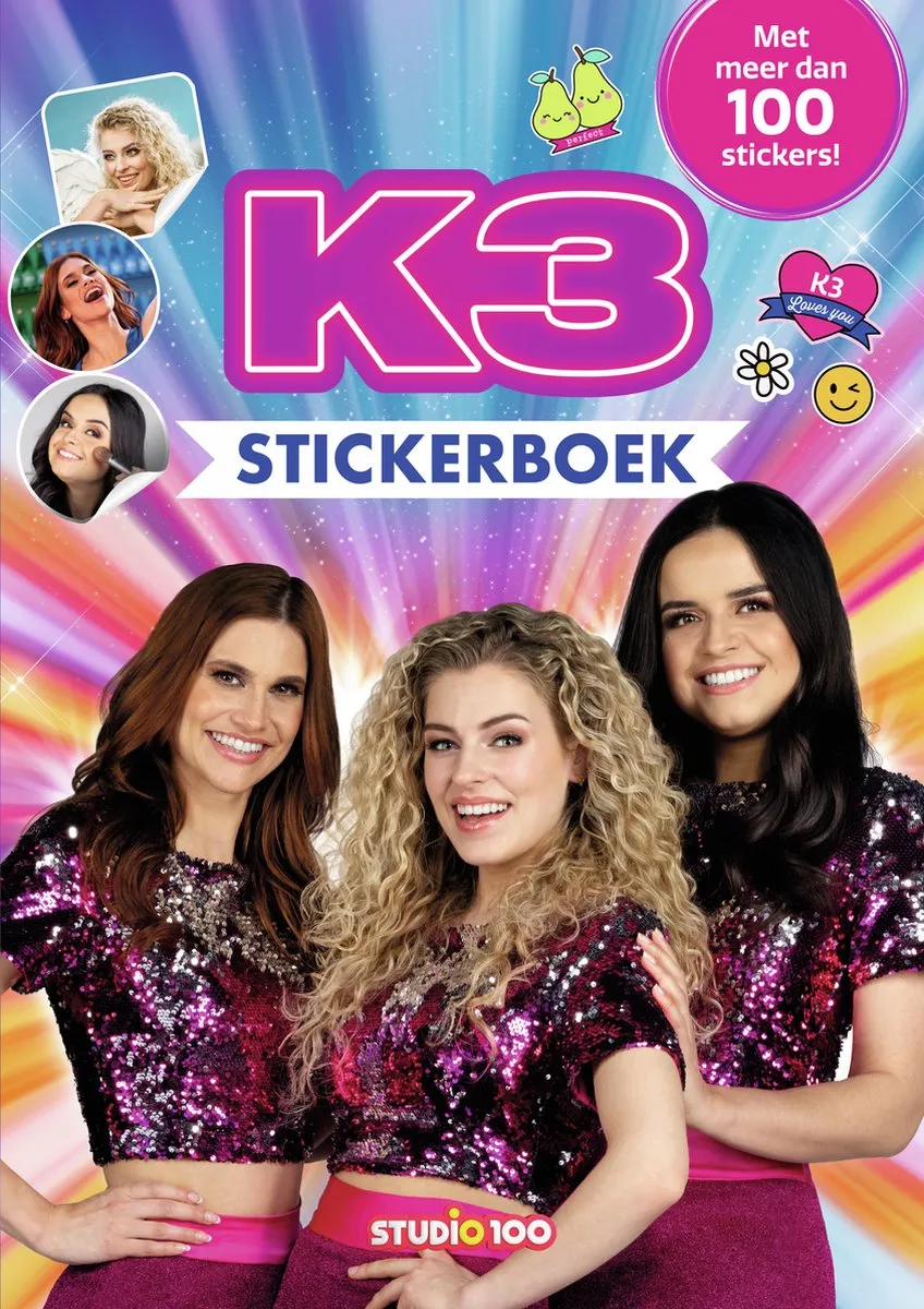 K3 stickerboek - Vleugels - met meer dan 100 stickers speelgoed