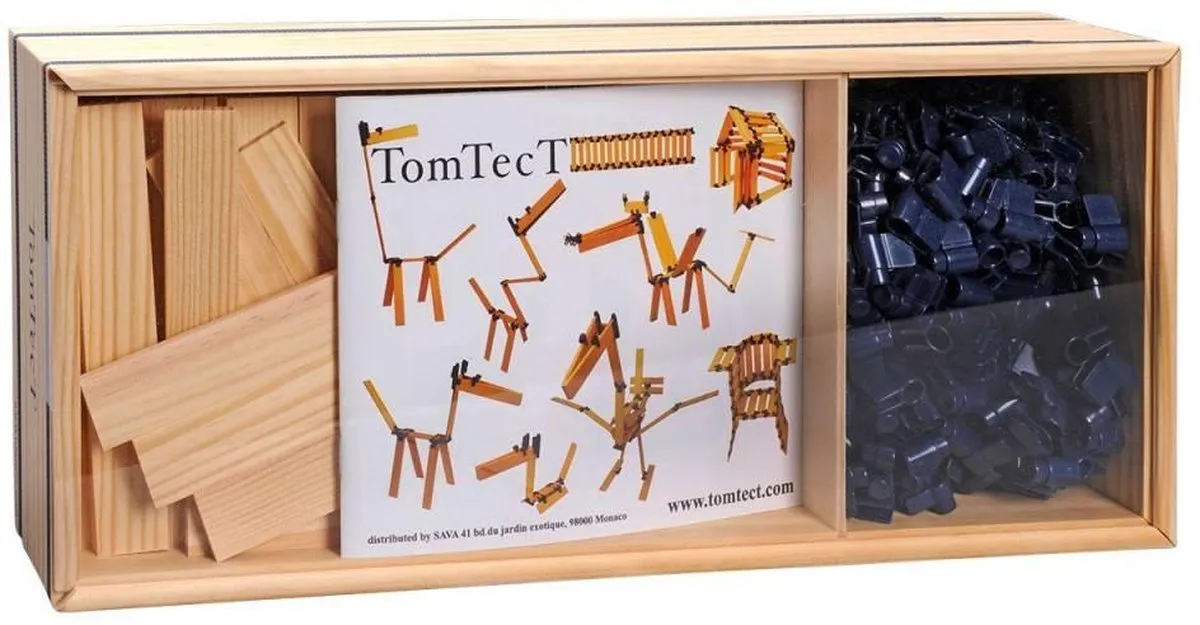 Kapla  houten bouwplankjes TomTect 420-delig speelgoed