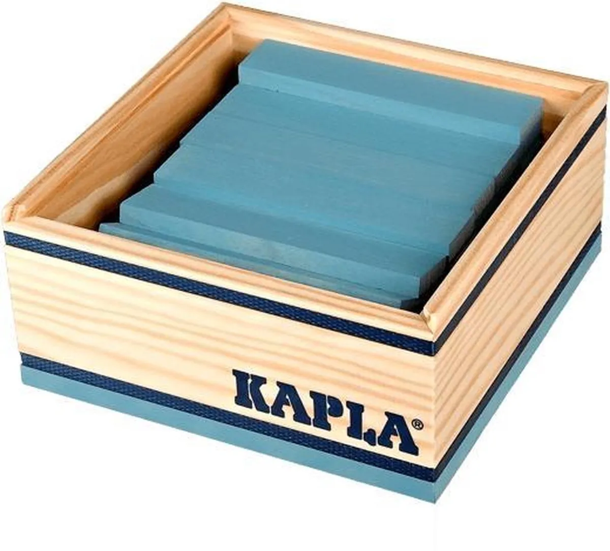 KAPLA Kleur - 40 Plankjes - Lichtblauw speelgoed