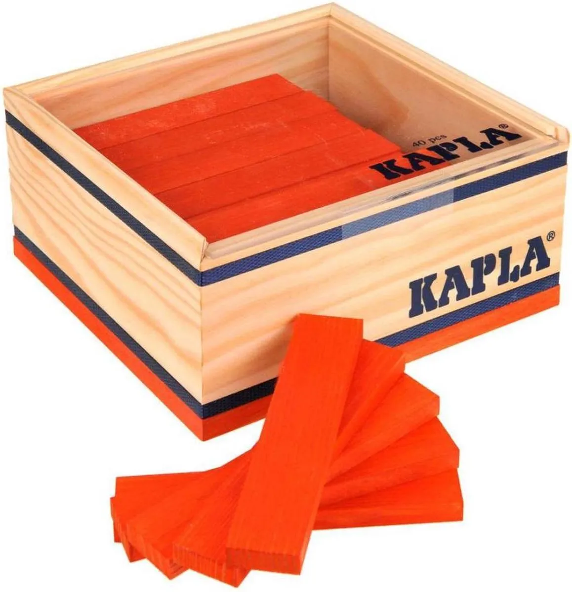 KAPLA Kleur - 40 Plankjes - Oranje speelgoed