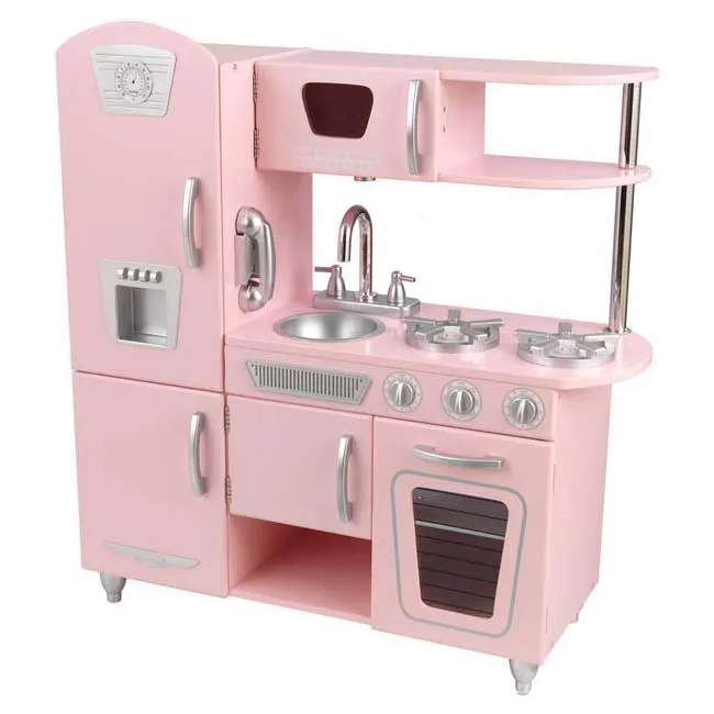 KidKraft - Houten vintage keukentje, roze speelgoed