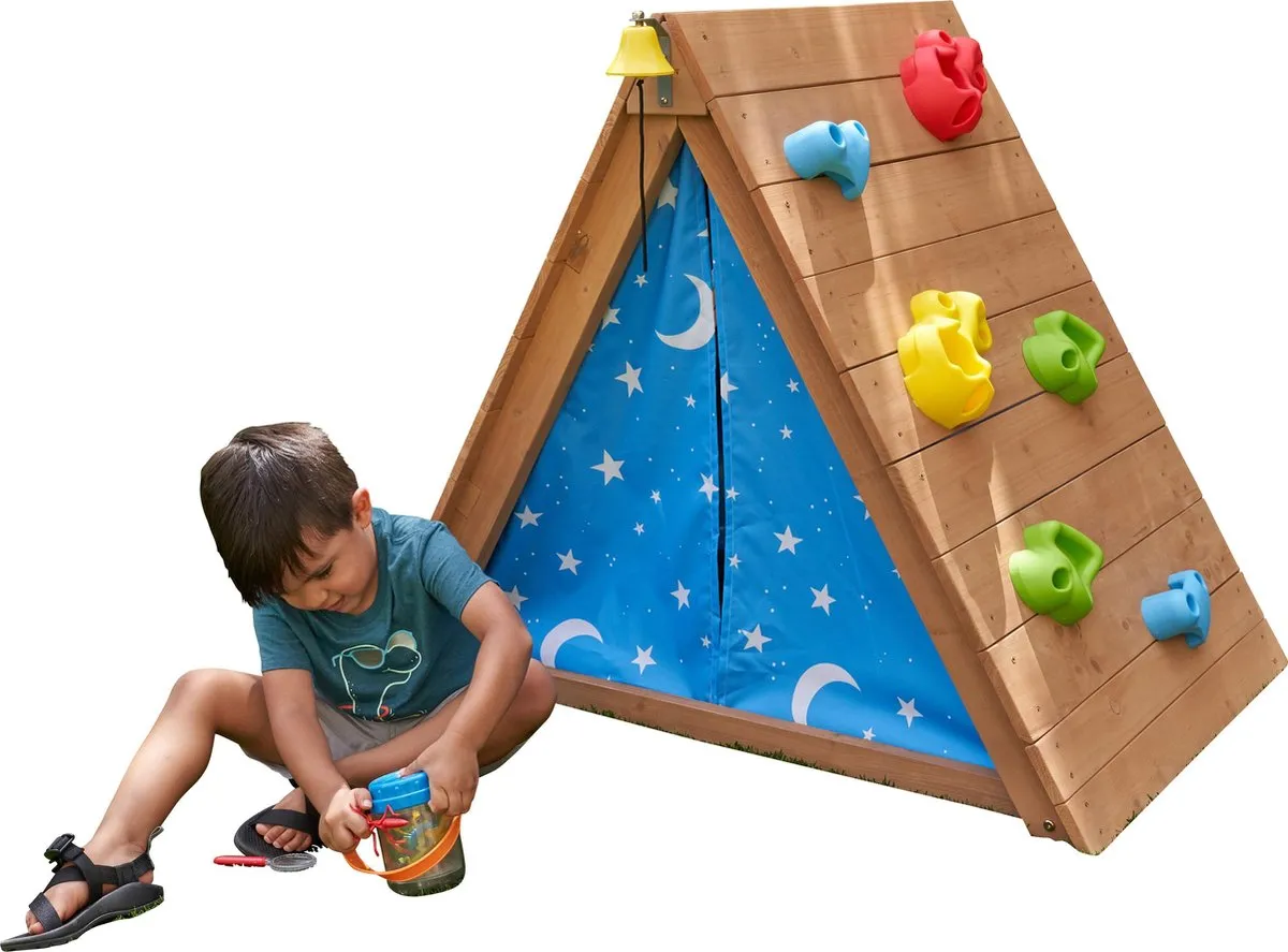 KidKraft A-FRAME HIDEAWAY & CLIMBER speelgoed