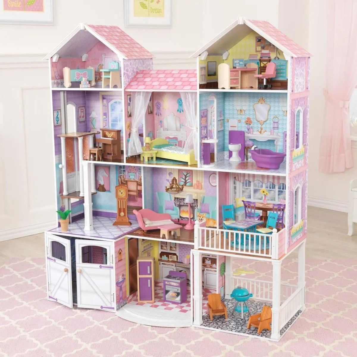 KidKraft Country Estate houten poppenhuis speelgoed