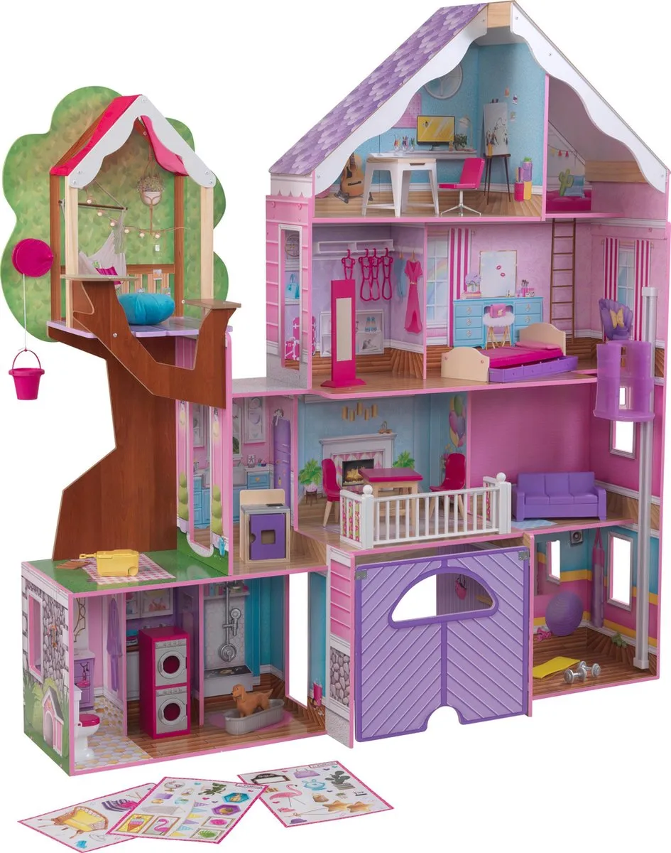 KidKraft - Poppenhuis - Treehouse Retreat Mansion speelgoed