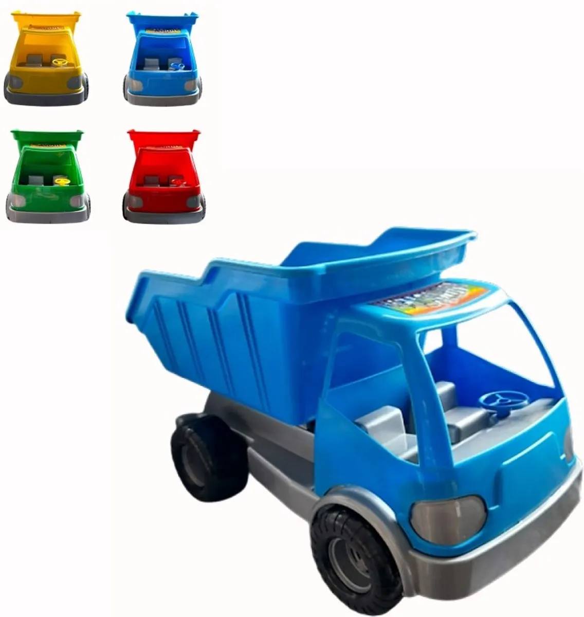 Kiepauto 40 cm voor Strand - Kiepwagen - Vrachtauto - Vrachtwagen - Zandauto - Zandwagen - Auto speelgoed