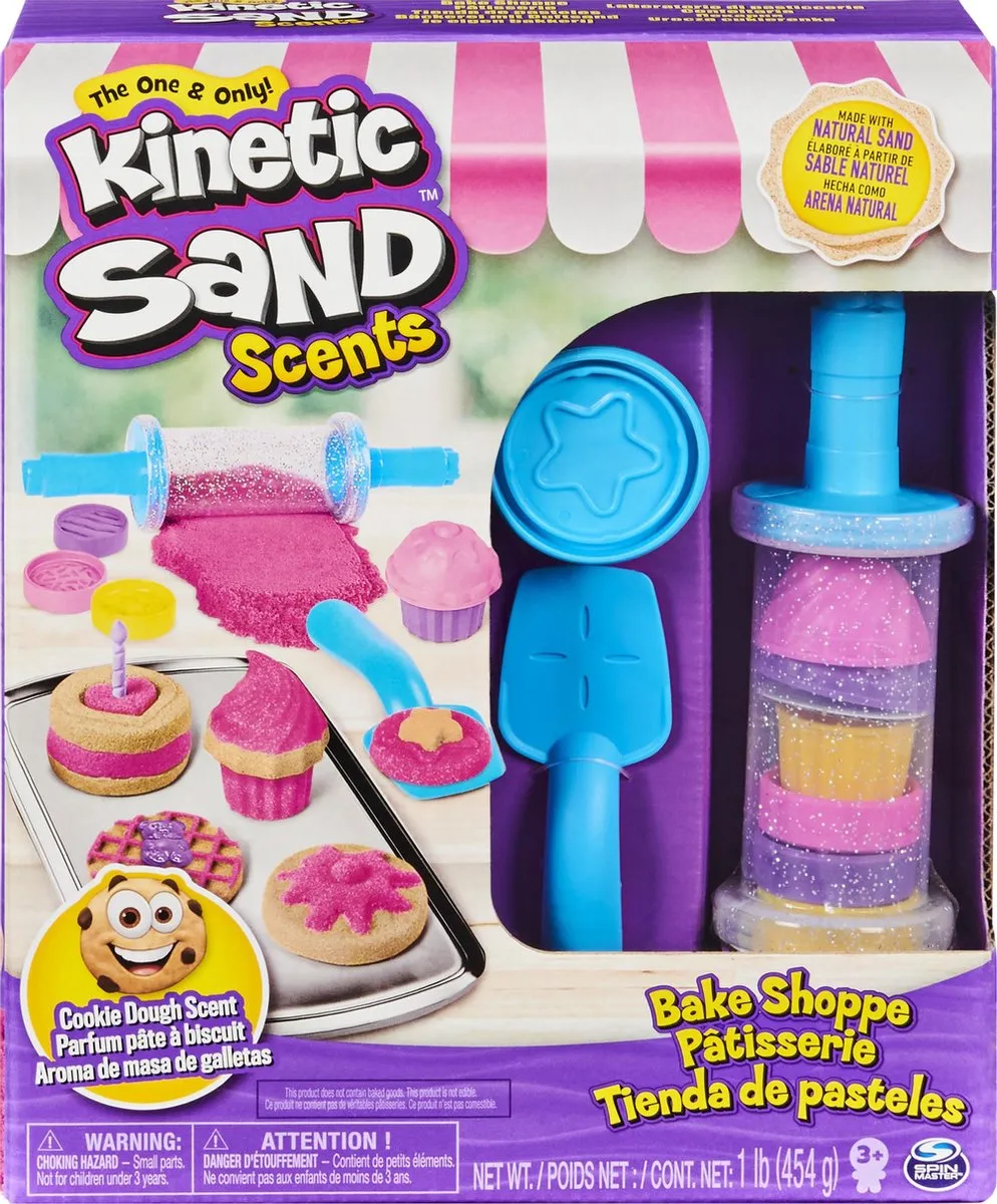 Kinetic Sand - Geurend Kinetic Sand-Speelset Bakkerij - 454 g - Sensorisch speelgoed speelgoed