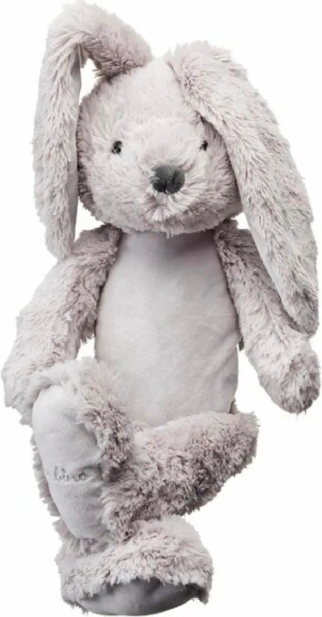 Knuffel Konijn Bambino Zacht Speelgoed Knuffeldier Pluche 38cm Grijs speelgoed