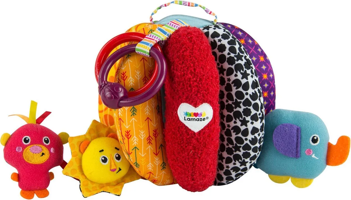 Lamaze Grijp en Verstop Bal speelgoed