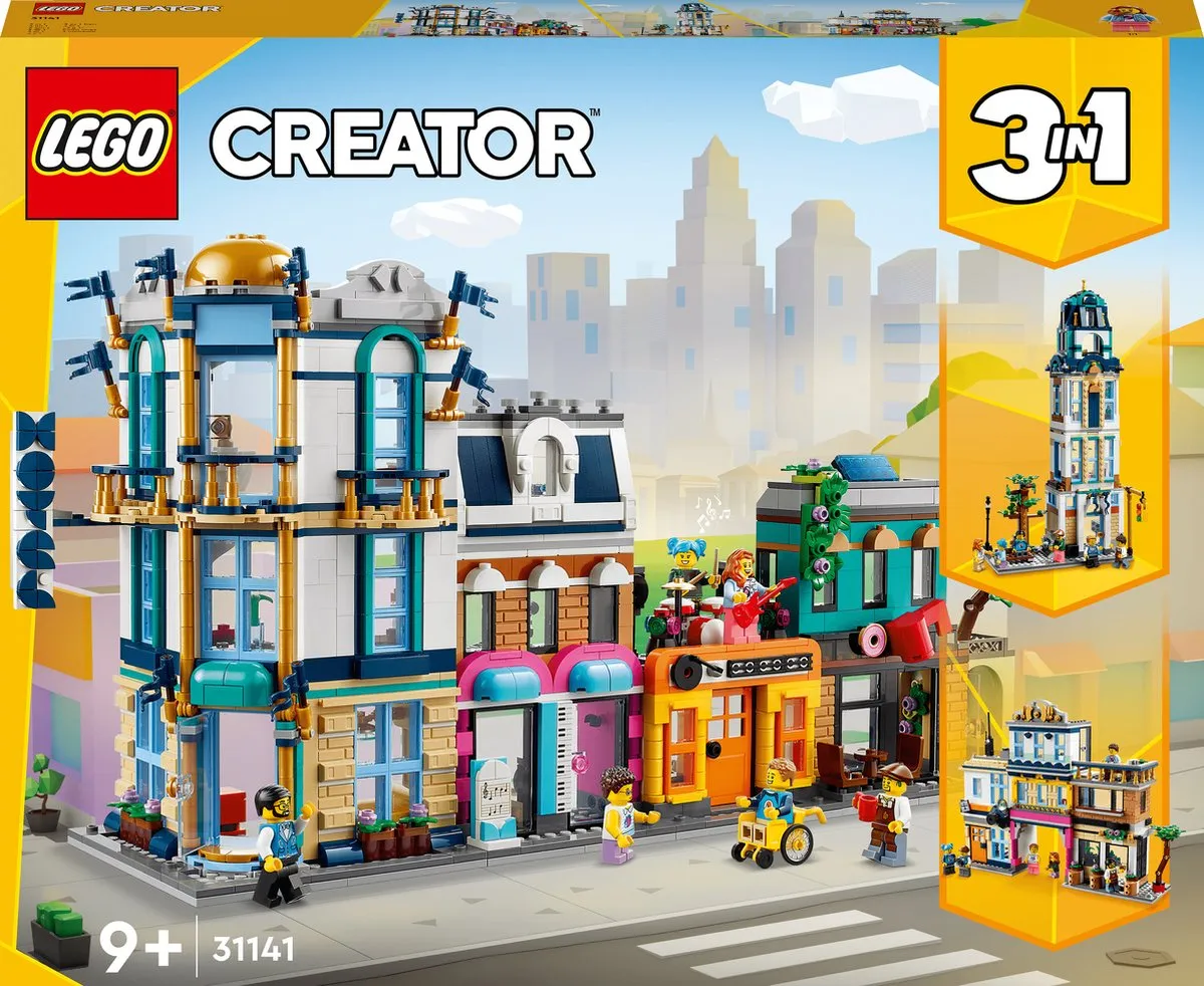 LEGO Creator 3-in-1 Hoofdstraat - 31141 speelgoed