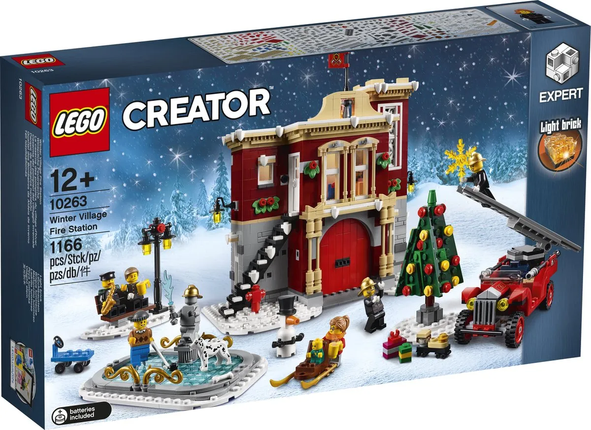 LEGO Creator Expert 10263 Brandweerkazerne in winterdorp speelgoed
