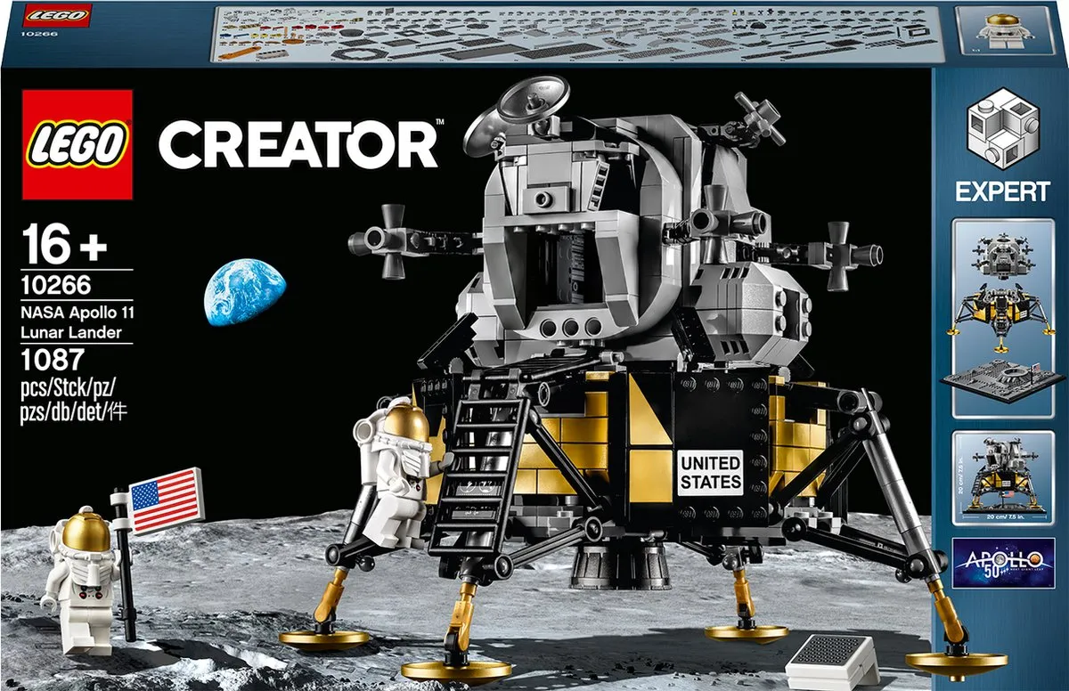 LEGO Creator Expert NASA Apollo 11 Maanlander - 10266 speelgoed