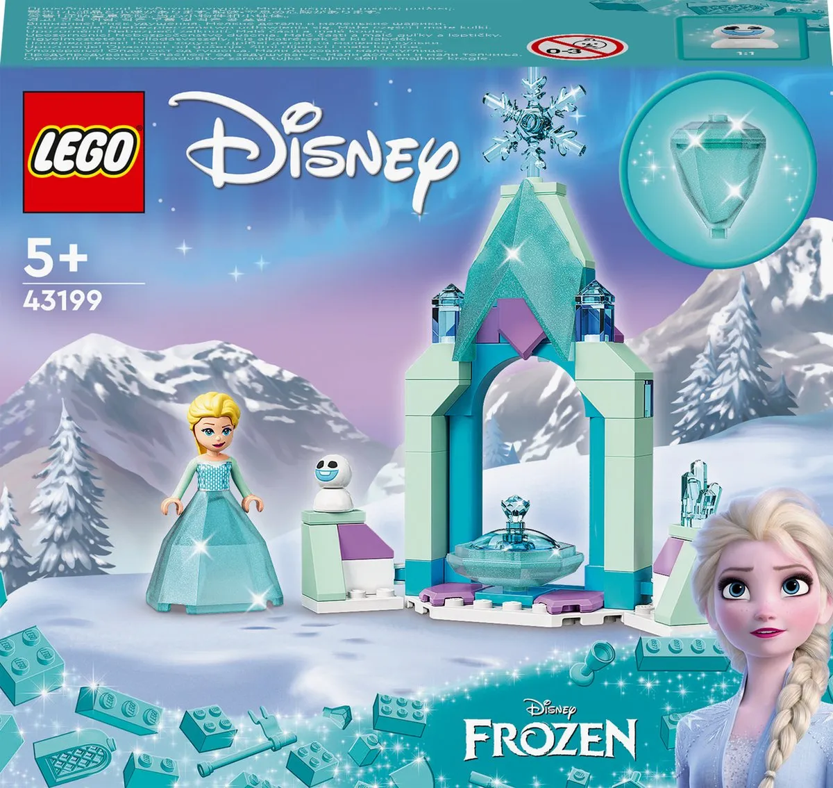 LEGO Disney Binnenplaats van Elsa's Kasteel - 43199 speelgoed