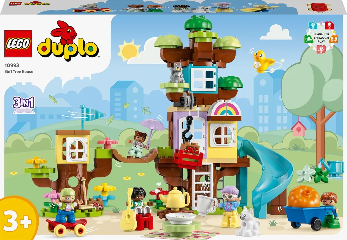 LEGO DUPLO 3in1 Boomhut Peuterspeelgoed Set - 10993 speelgoed