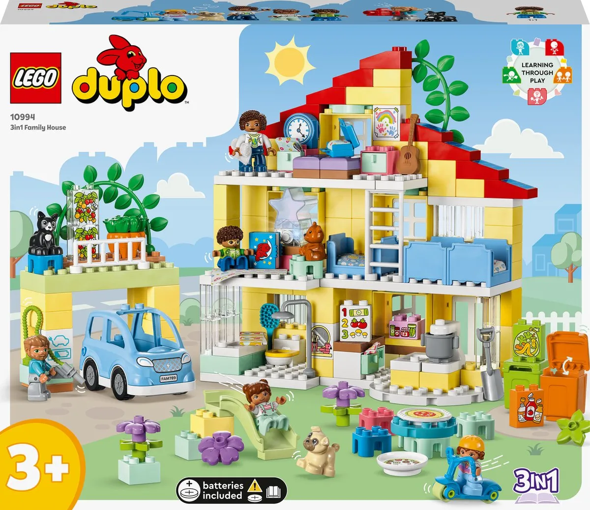 LEGO DUPLO 3in1 Familiehuis Poppenhuis - 10994 speelgoed