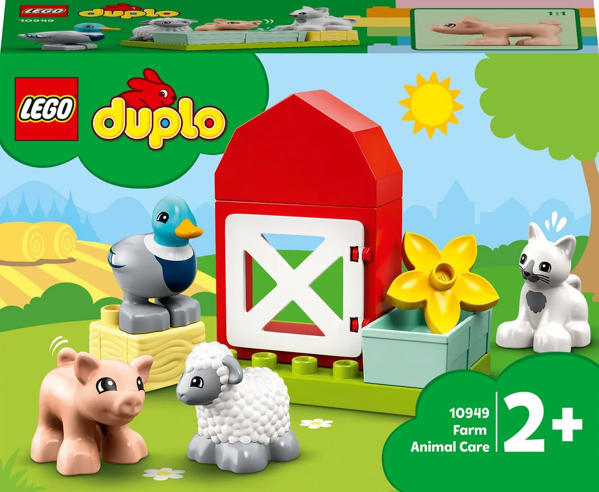 LEGO DUPLO Boerderijdieren Verzorgen - 10949 speelgoed