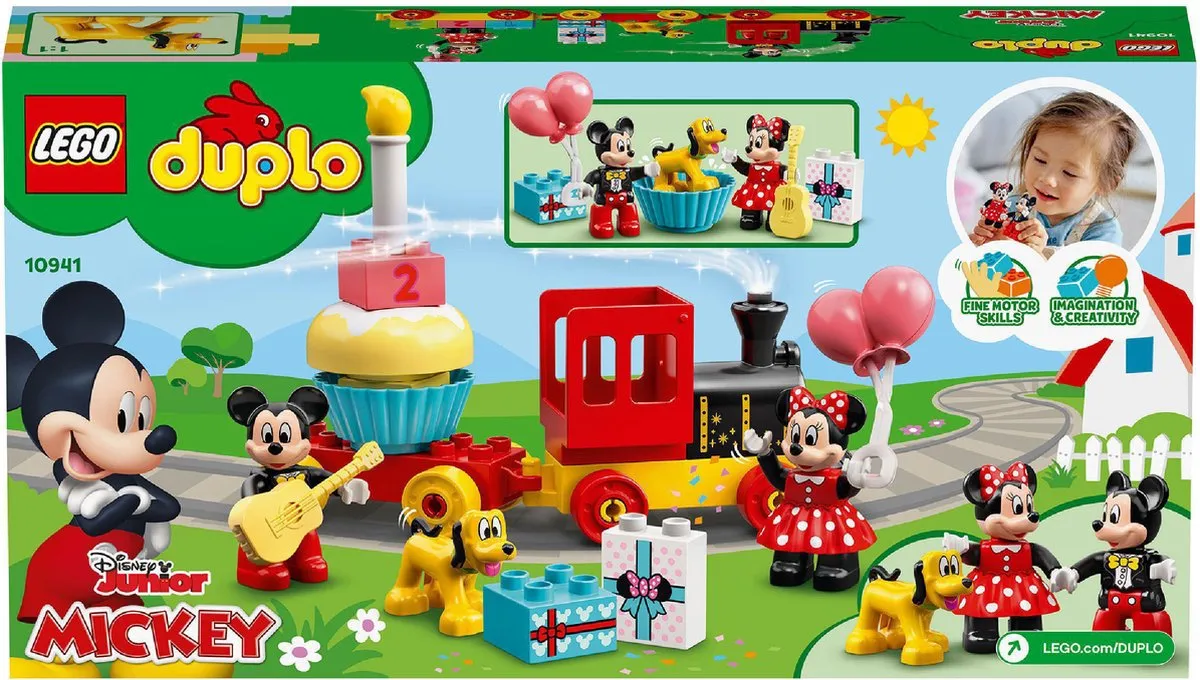 LEGO DUPLO Mickey & Minnie Verjaardagstrein - 10941 speelgoed