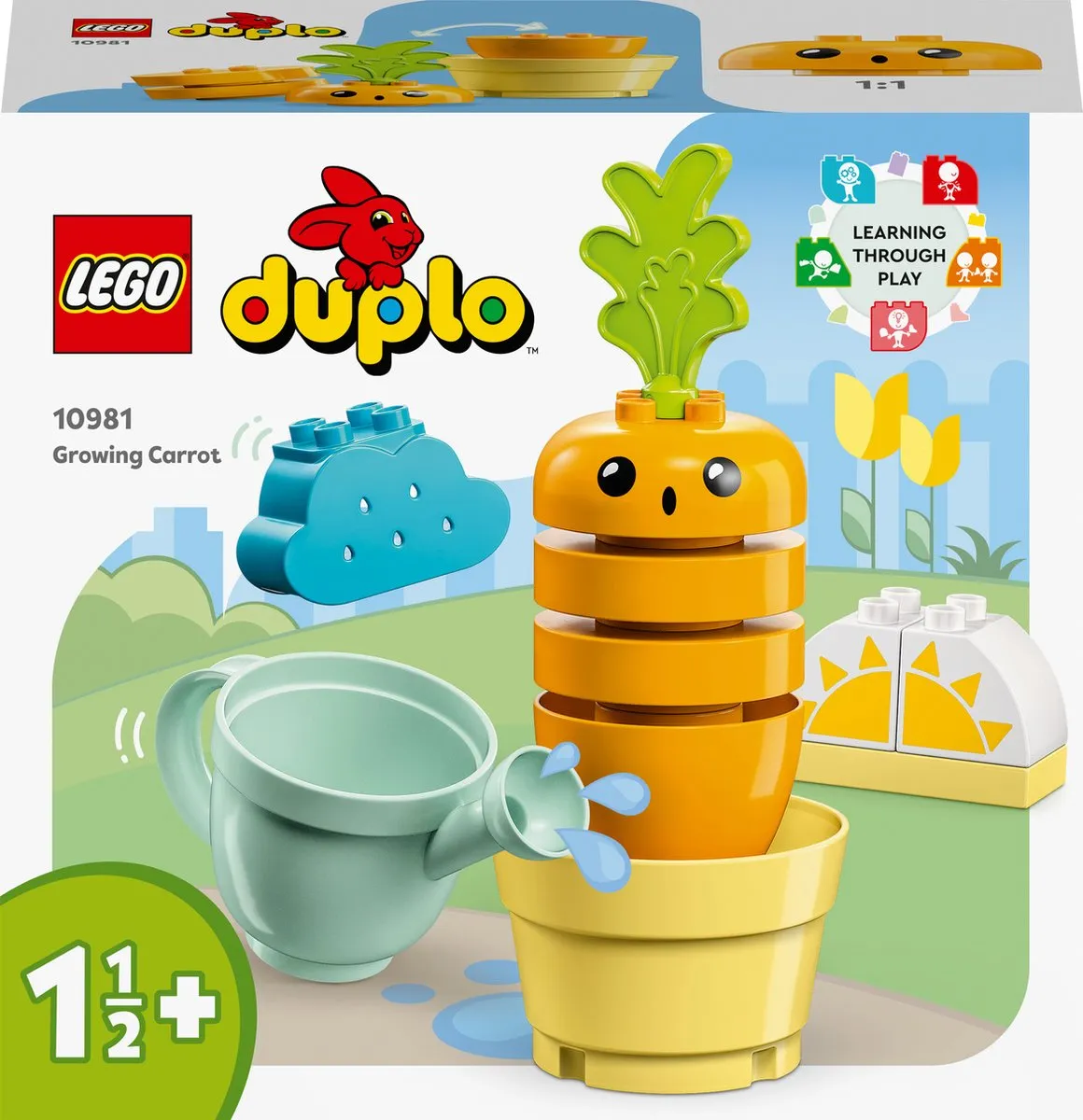 LEGO DUPLO Mijn eerste Groeiende wortel Speelset - 10981 speelgoed