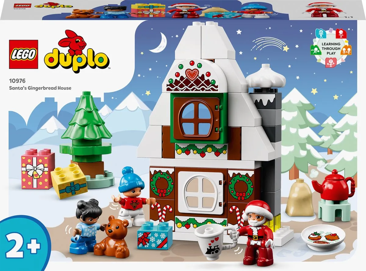 LEGO DUPLO Peperkoekhuis van de Kerstman - 10976 speelgoed