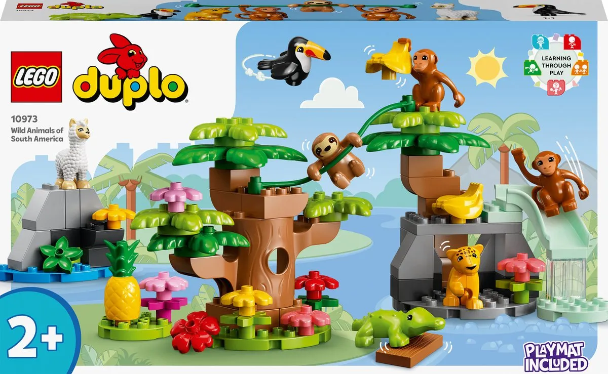 LEGO DUPLO Wilde dieren van Zuid-Amerika - 10973 speelgoed