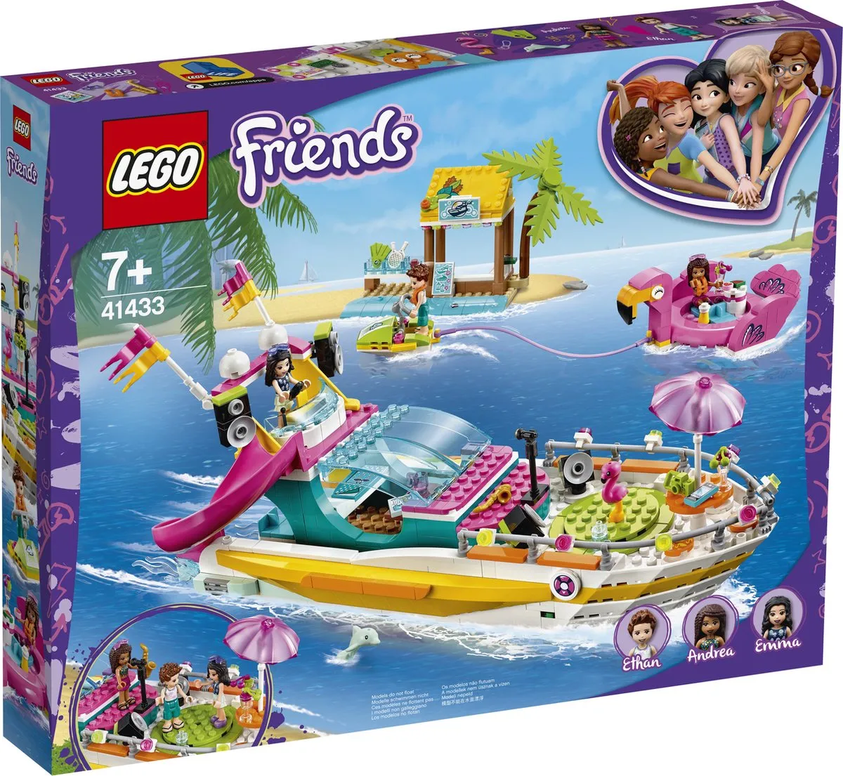 LEGO Friends Feestboot - 41433 speelgoed