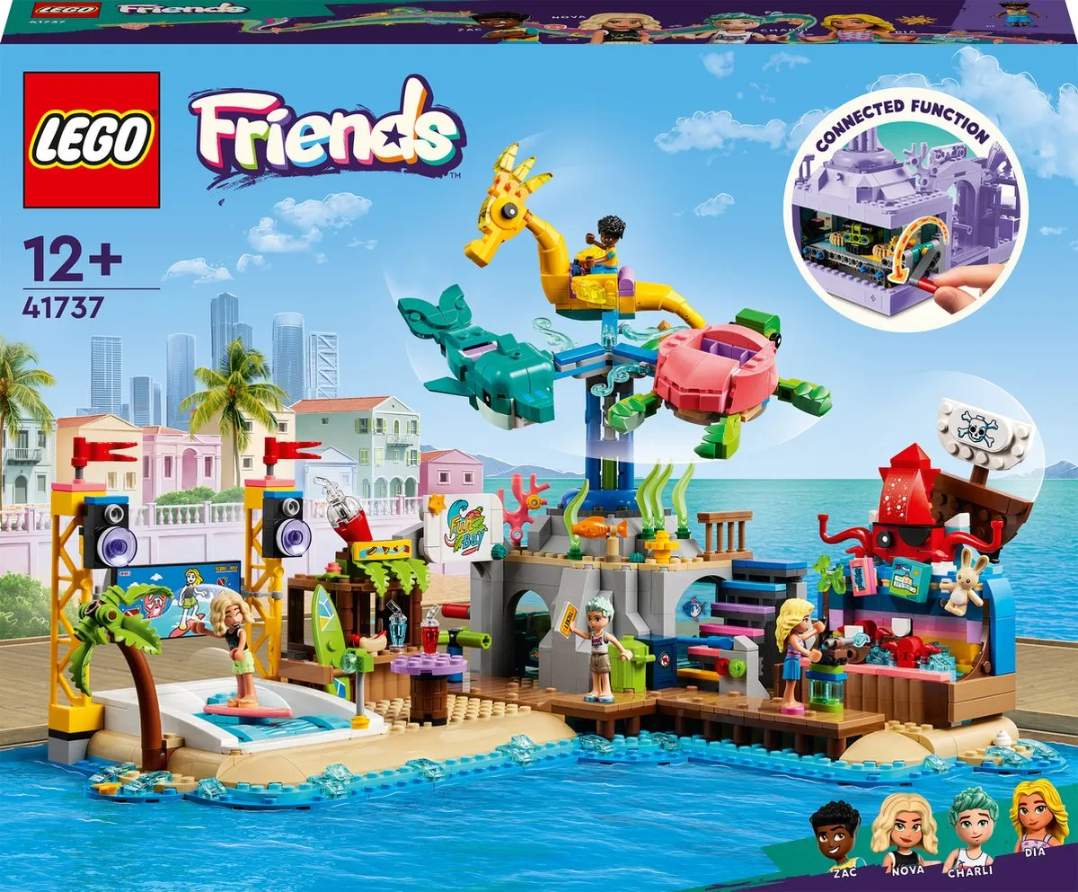 LEGO Friends Strandpretpark Bouwset voor 12+ en Tieners - 41737 speelgoed