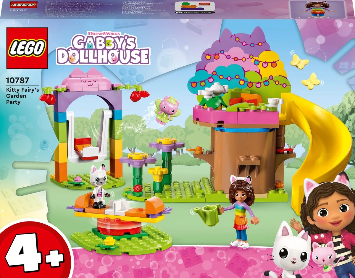LEGO Gabby's Dollhouse Kitty Fee's Tuinfeestje - 10787 speelgoed