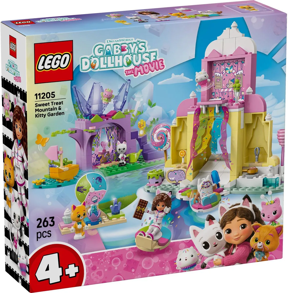 LEGO Gabby's Poppenhuis Snoepjesberg en Kittentuin - 11205 speelgoed