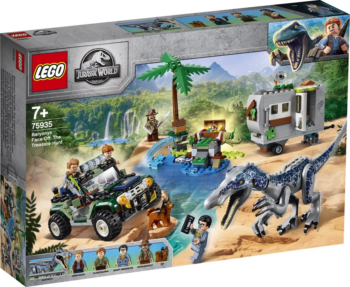 LEGO Jurassic World Confrontatie met Baryonyx: de Schattenjacht - 75935 speelgoed