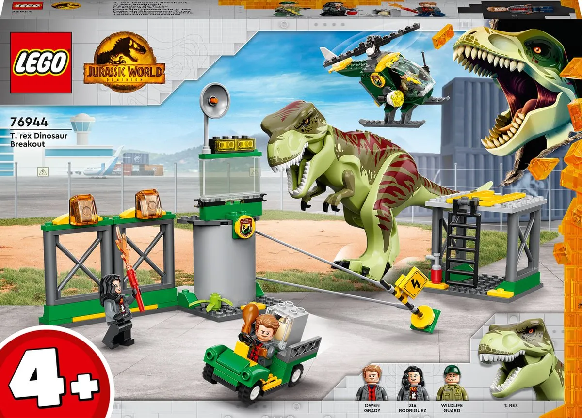 LEGO Jurassic World T.Rex Dinosaurus Ontsnapping - 76944 speelgoed