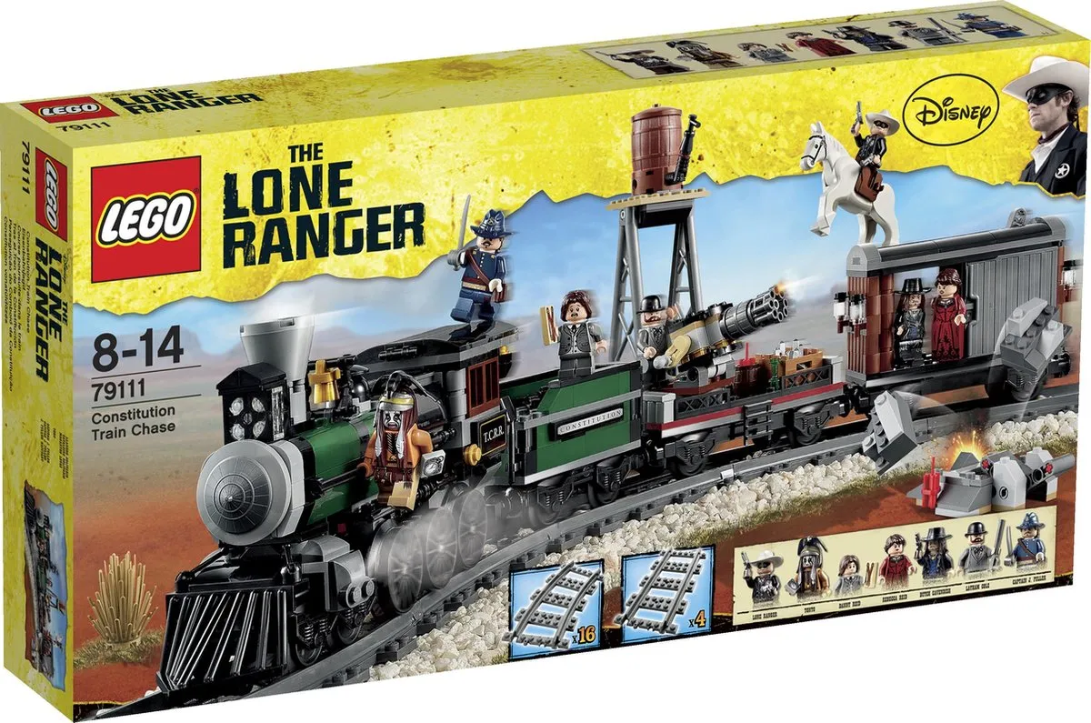 LEGO Lone Ranger Constitutie Treinachtervolging - 79111 speelgoed