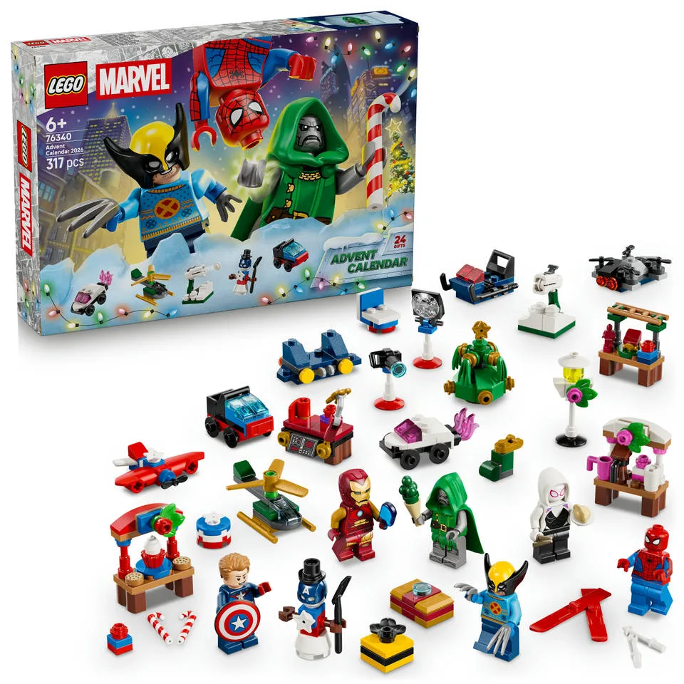 LEGO Marvel adventskalender 2026 76340 speelgoed