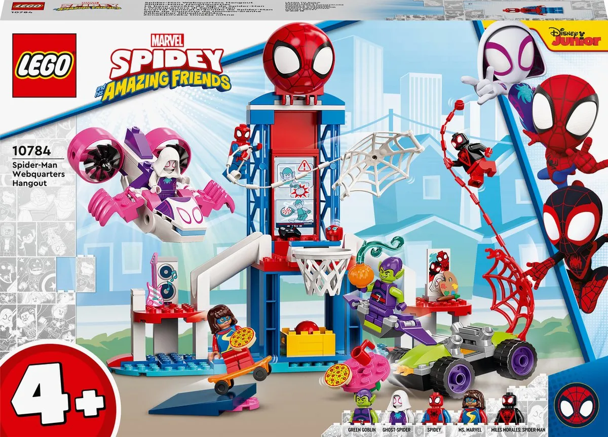 LEGO Marvel Spider-Man Webuitvalsbasis ontmoeting - 10784 speelgoed