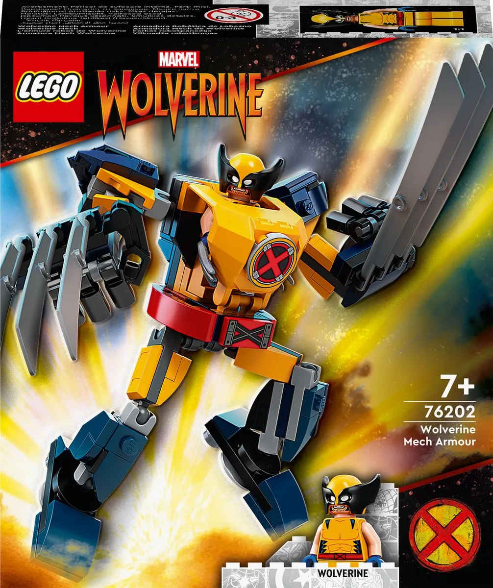 LEGO Marvel Wolverine Mechapantser - 76202 speelgoed