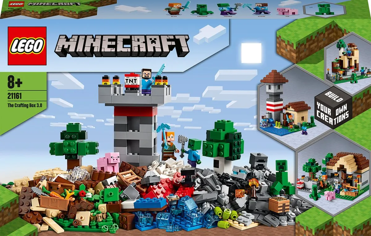 LEGO Minecract The Crafting Box 3.0 - 21161 speelgoed