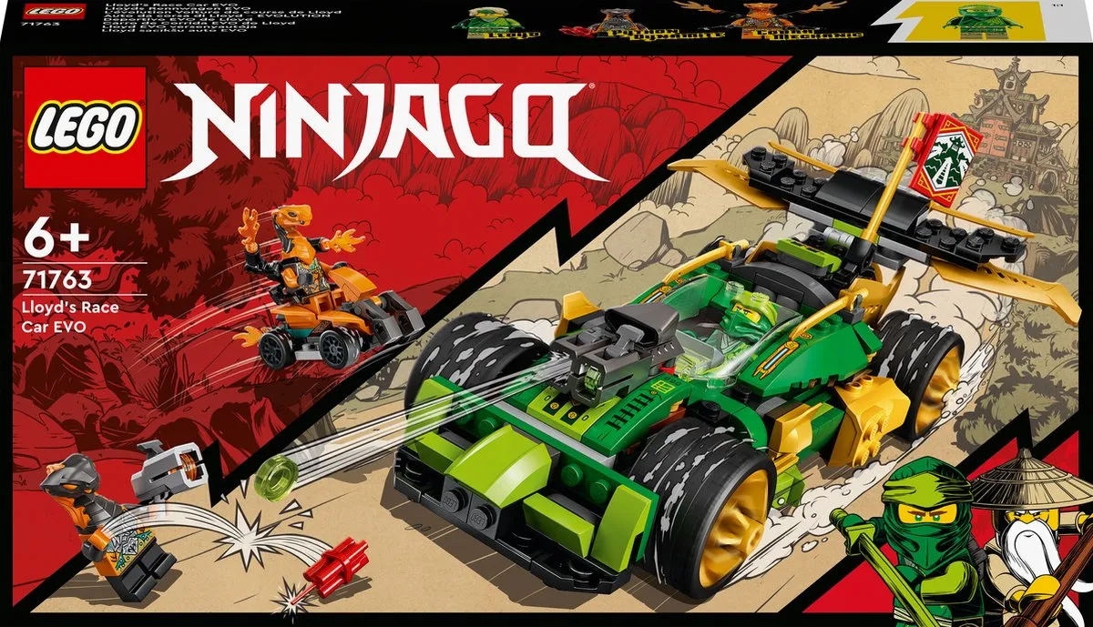 LEGO NINJAGO Lloyd's Racewagen EVO - 71763 speelgoed