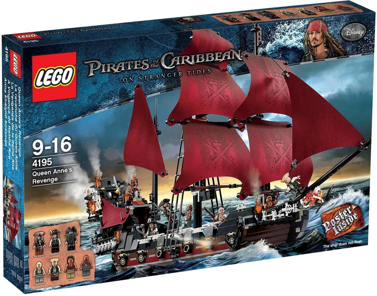 LEGO Pirates of the Caribbean De wraak van Koningin Anne - 4195 speelgoed