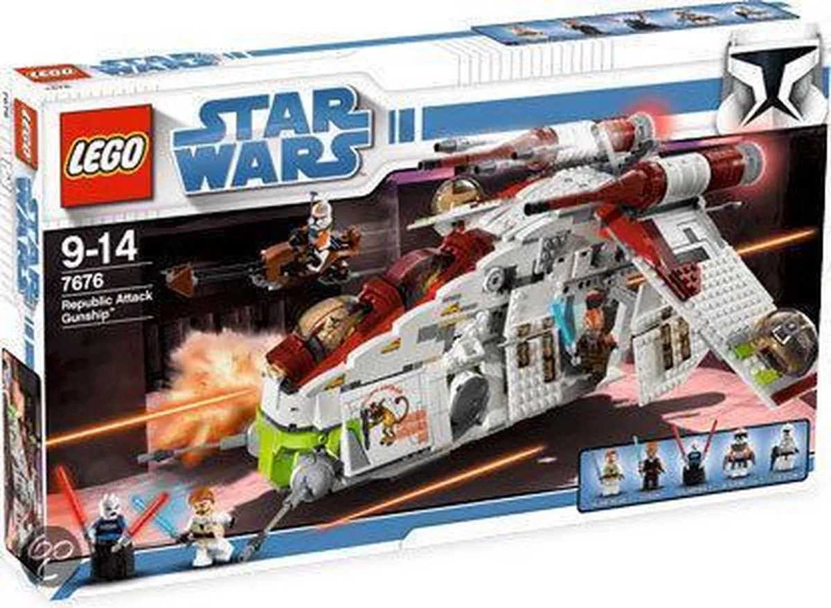 LEGO Star Wars  Republic Attack Gunship - 7676 speelgoed