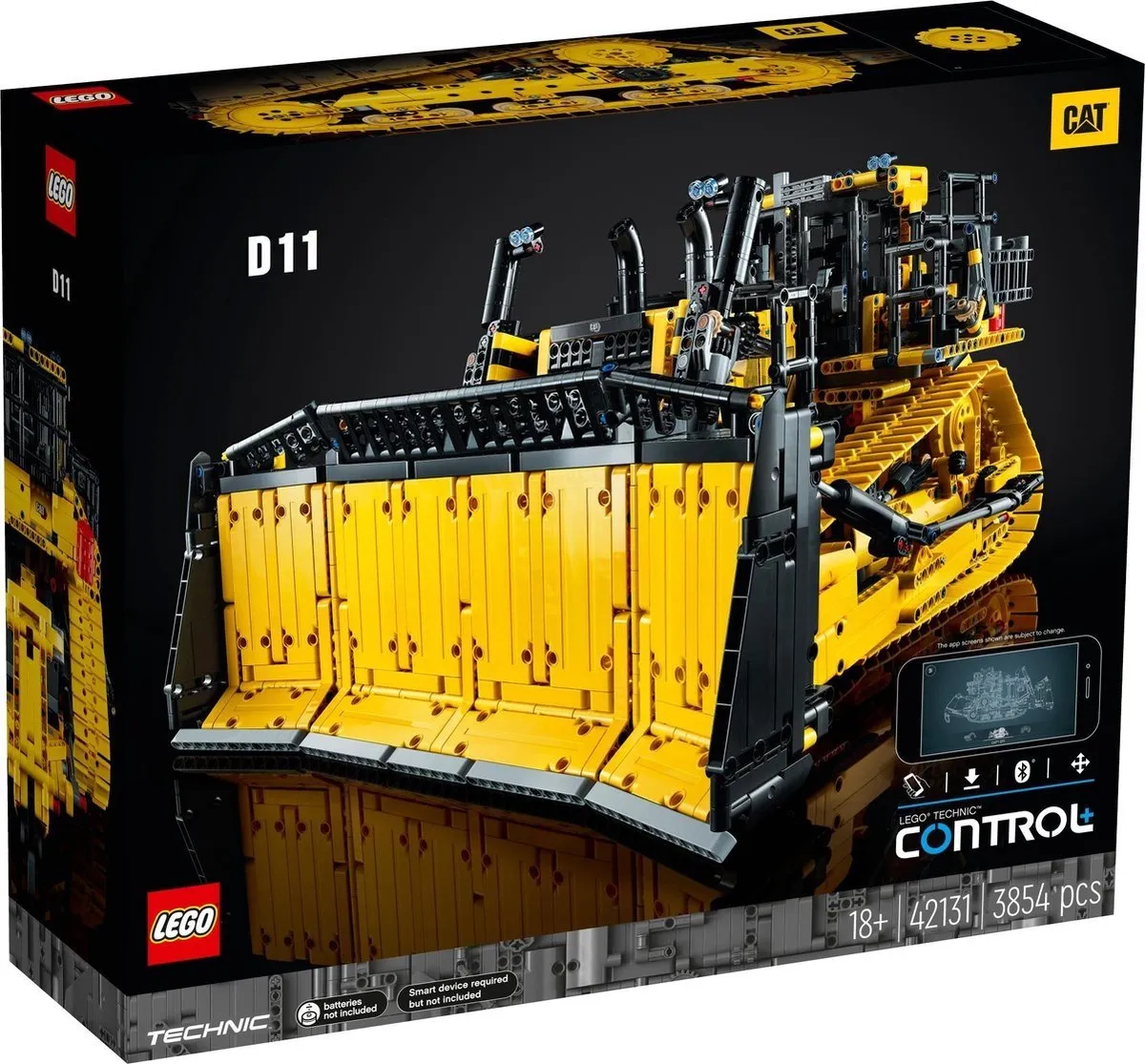 LEGO Technic Cat D11 Bulldozer met App-besturing - 42131 speelgoed
