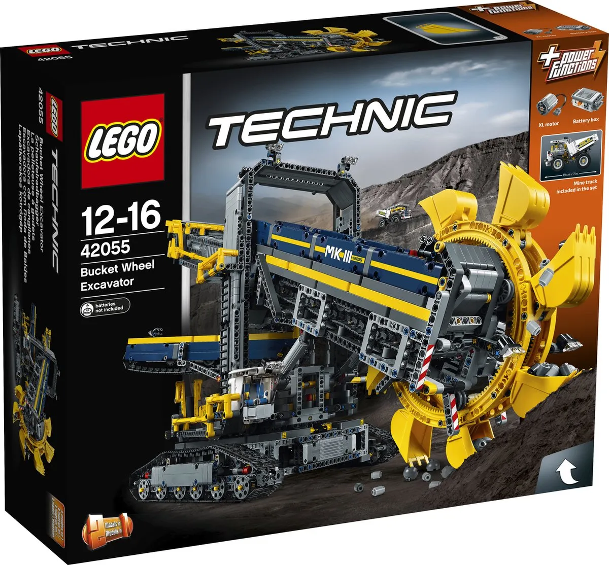 LEGO Technic Emmerwiel Graafmachine - 42055 speelgoed