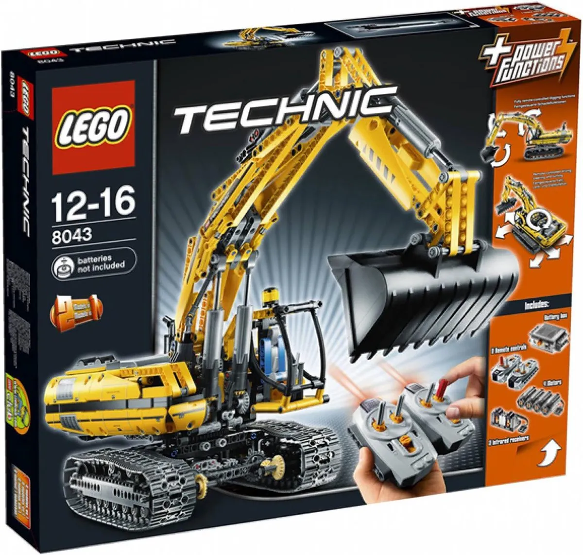 LEGO Technic Graafmachine met Motor - 8043 speelgoed