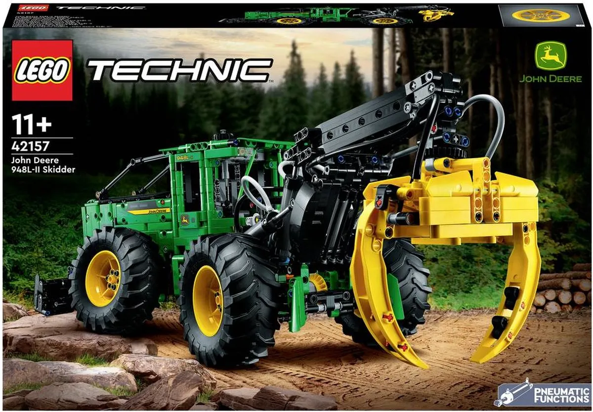 LEGO Technic John Deere 948L-II Skidder Voertuig Bouwpakket - 42157 speelgoed