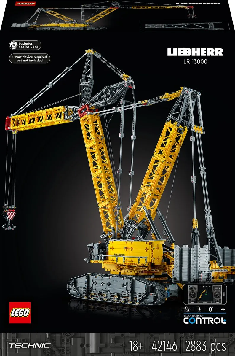 LEGO Technic Liebherr Rupsbandkraan LR 13000 - 42146 speelgoed
