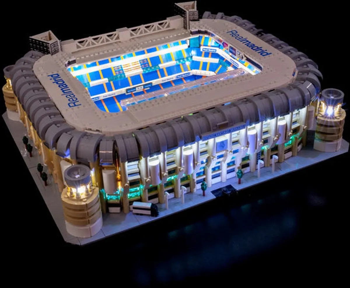 Light My Bricks - Geschikt voor LEGO Real Madrid - Santiago Bernabeu Stadium - 10299 Verlichtings Set speelgoed