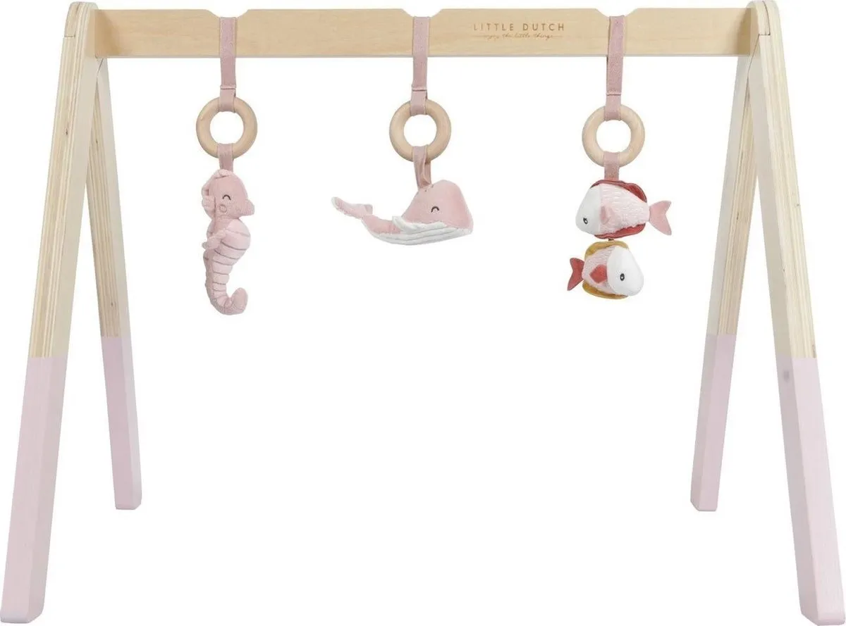 Little Dutch Houten Babygym - Oceaan - Roze speelgoed