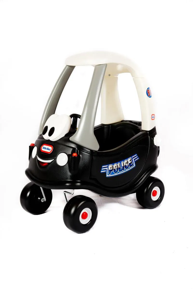 Little Tikes Cozy Coupe Politie Auto Loopauto - Zwart speelgoed