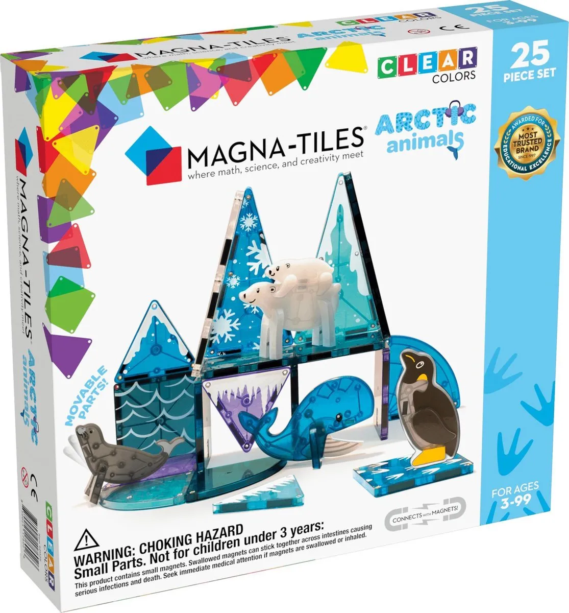Magna-Tiles Arctic Dieren Magnetische Tegels - 25 delig speelgoed
