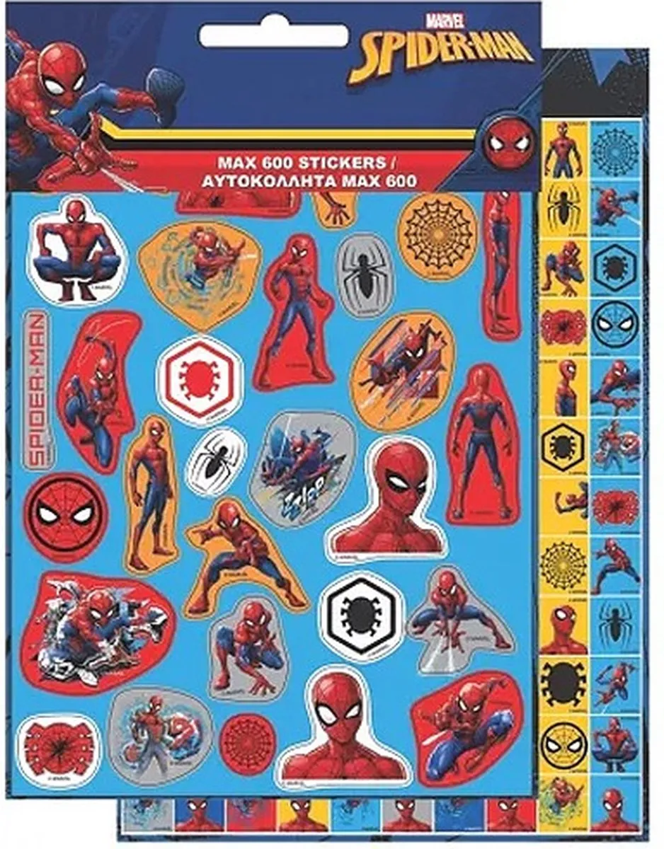 Marvel Spiderman - Stickerbundel - 600 stickers speelgoed